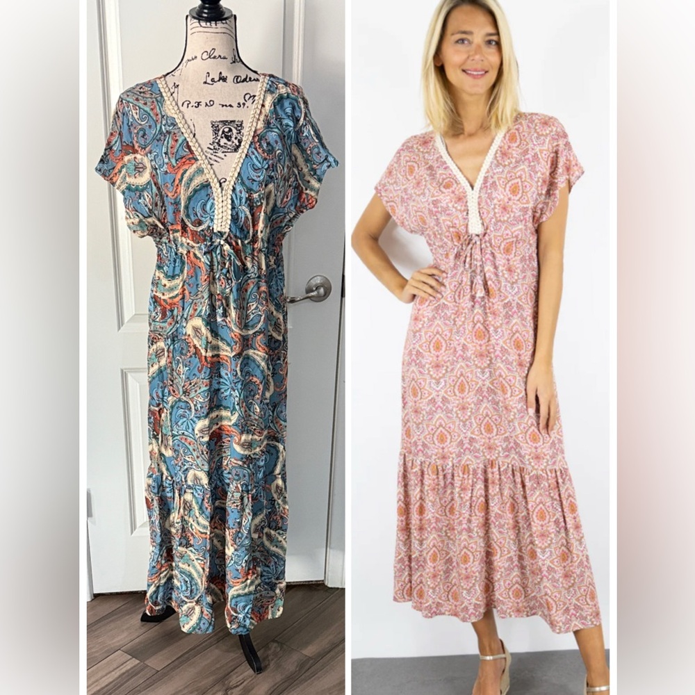 Ema Blue's Robe Andalouse Dress NWT